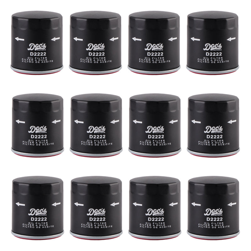 Load image into Gallery viewer, Doc&#39;s Oil Filter D2222-12 12-Pack | Replaces 12626224
