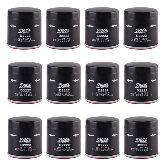 Doc's Oil Filter D2222-12 12-Pack | Replaces 12626224