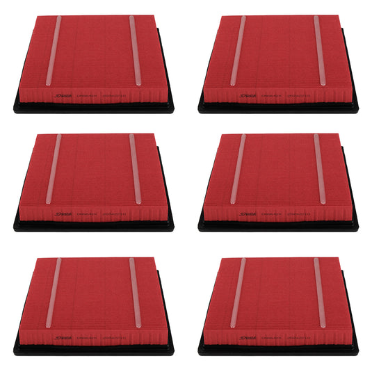 Doc's MaxFlow High Performance Engine Air Filter DA5642X-6 6-Pack | Replaces 49883