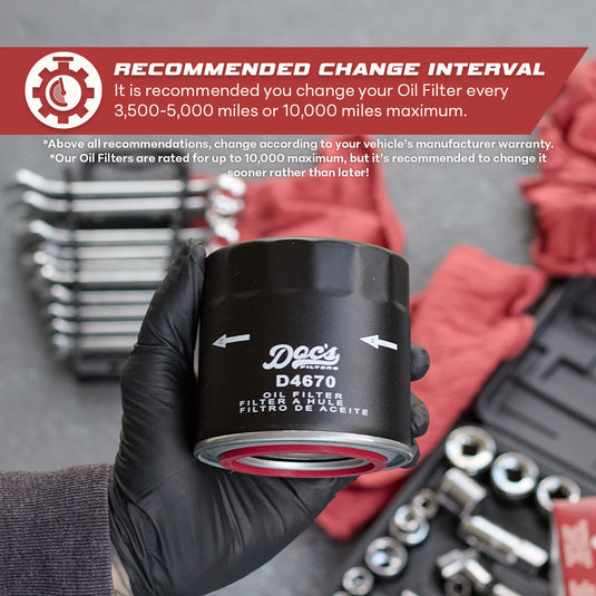 Doc's Filter Oil Filter Recommended Change Interval
