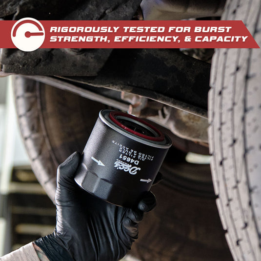 Doc's Filters Oil Filter Testing Strength